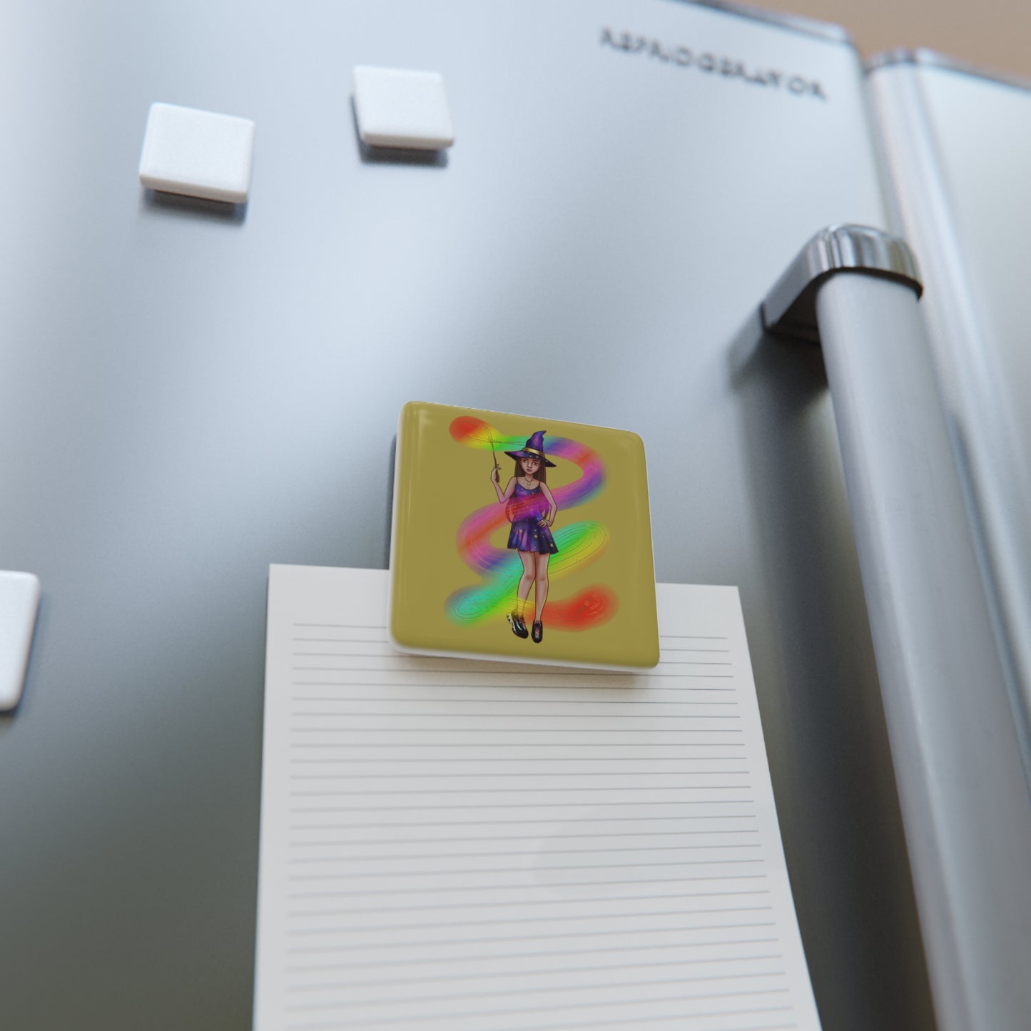 Magical Witch Porcelain Magnet