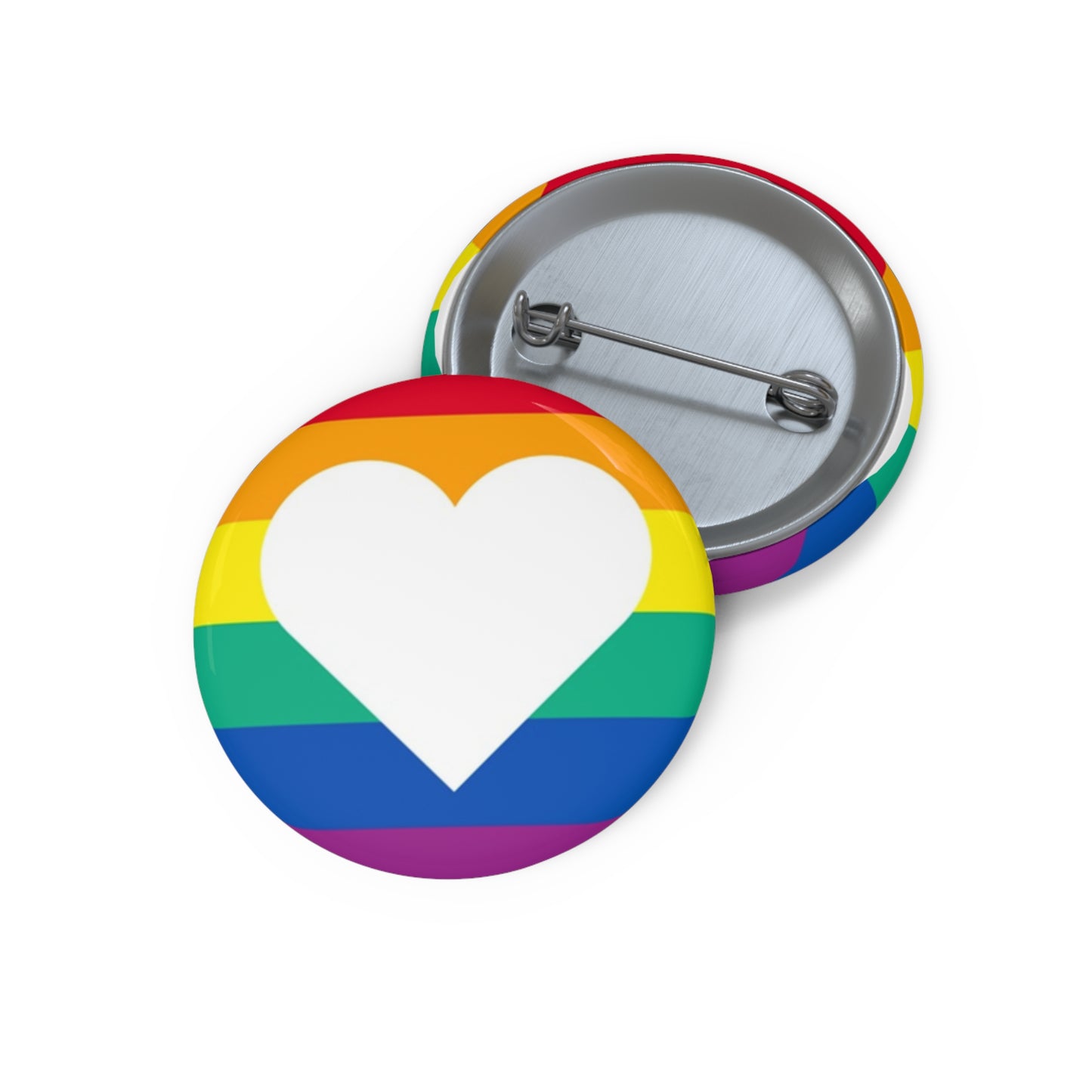 LGBTQIA Pride Button Pin