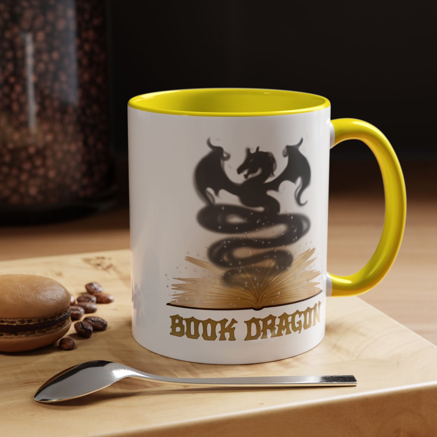 Book Dragon Mug