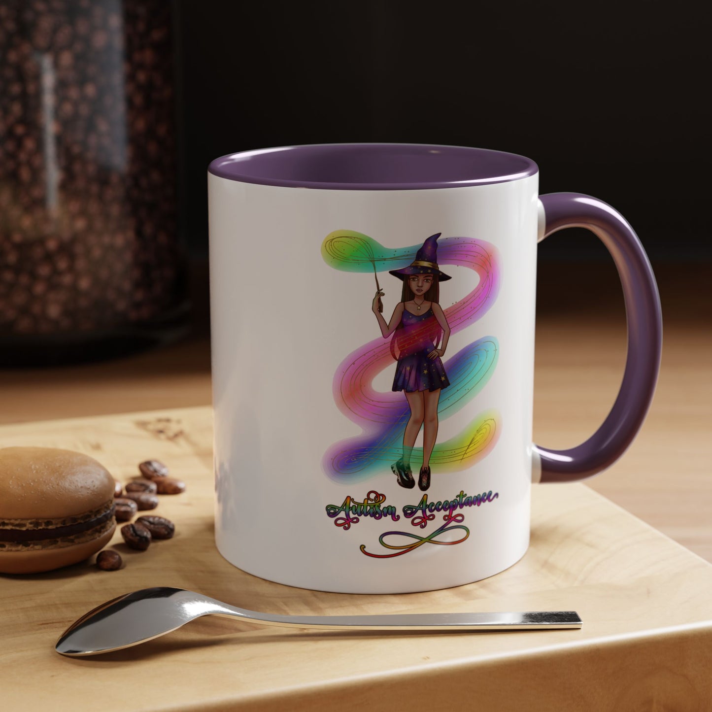 Autism Acceptance Magical Witch Mug