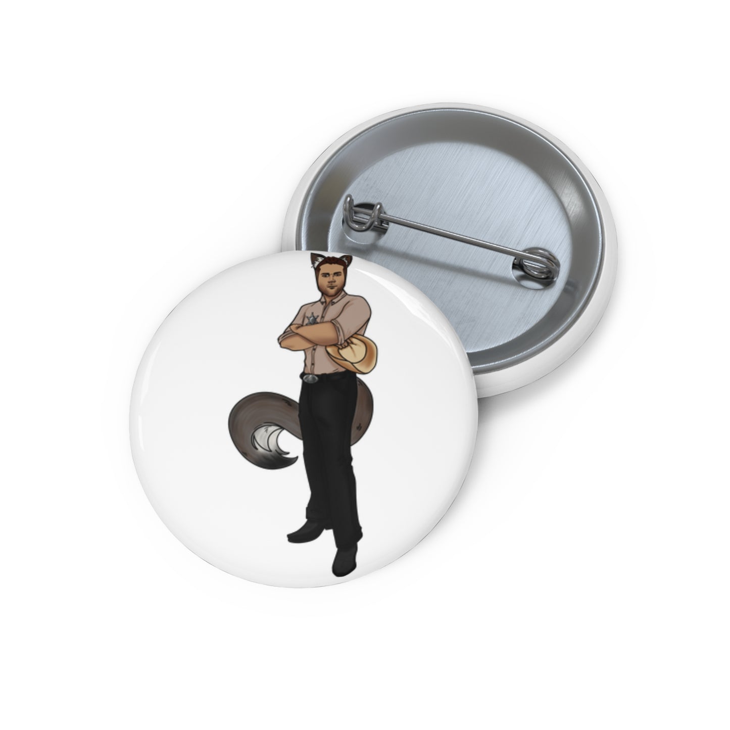 Sheriff/Alpha Button Pin