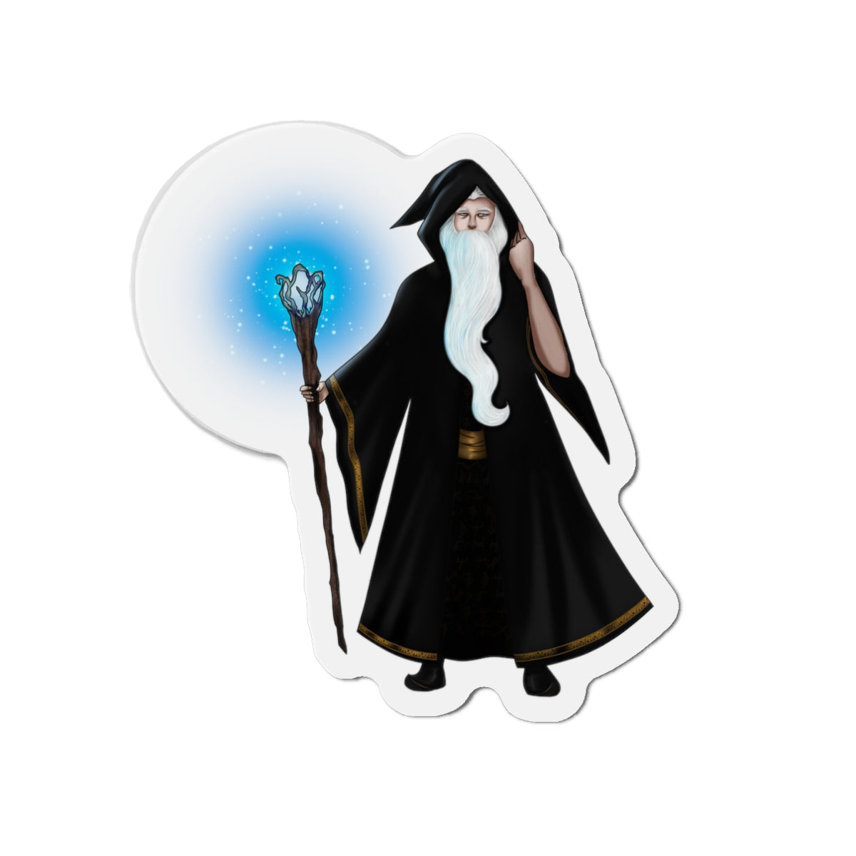 Wizard Kiss-Cut Magnet
