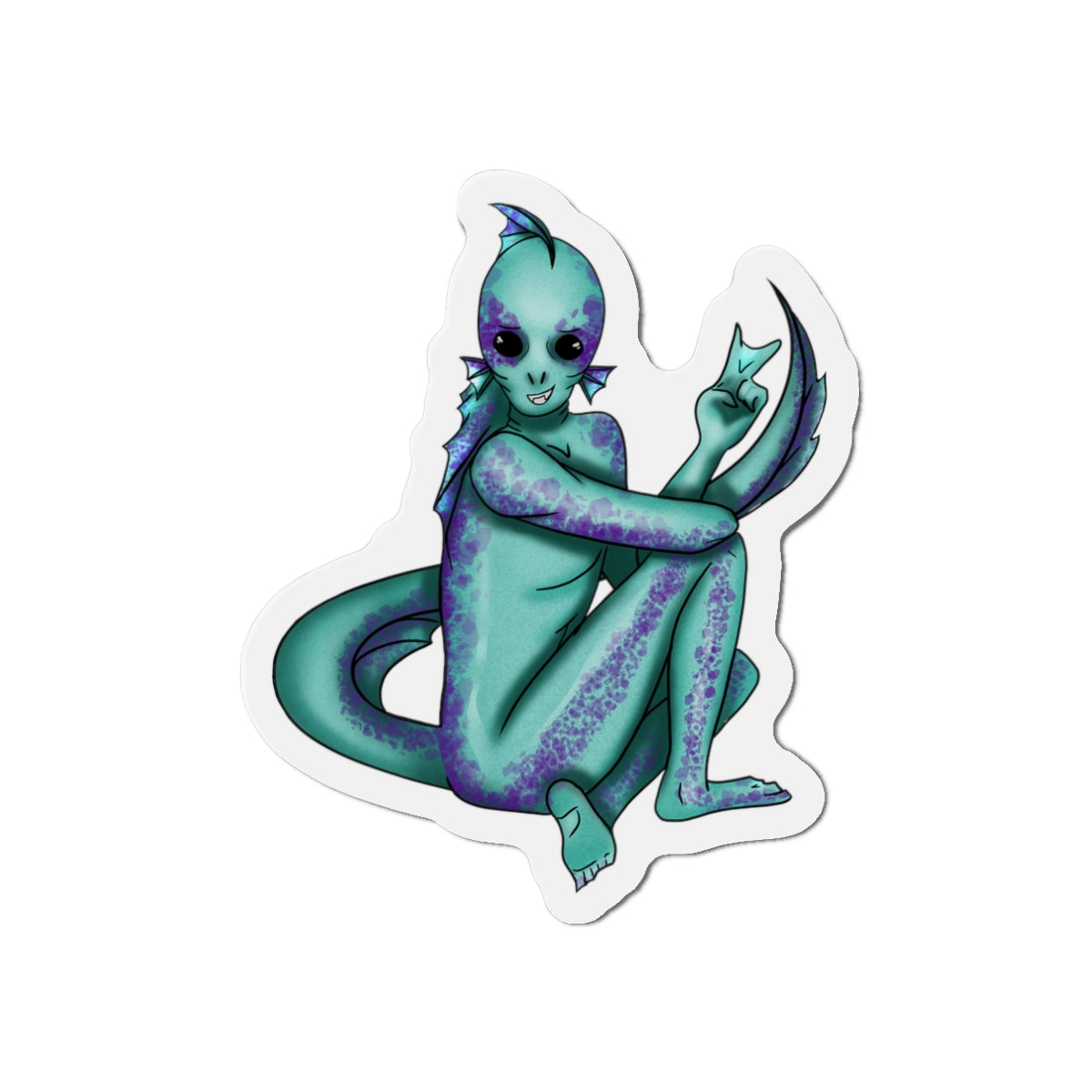 Lake Monster Kiss-Cut Magnet