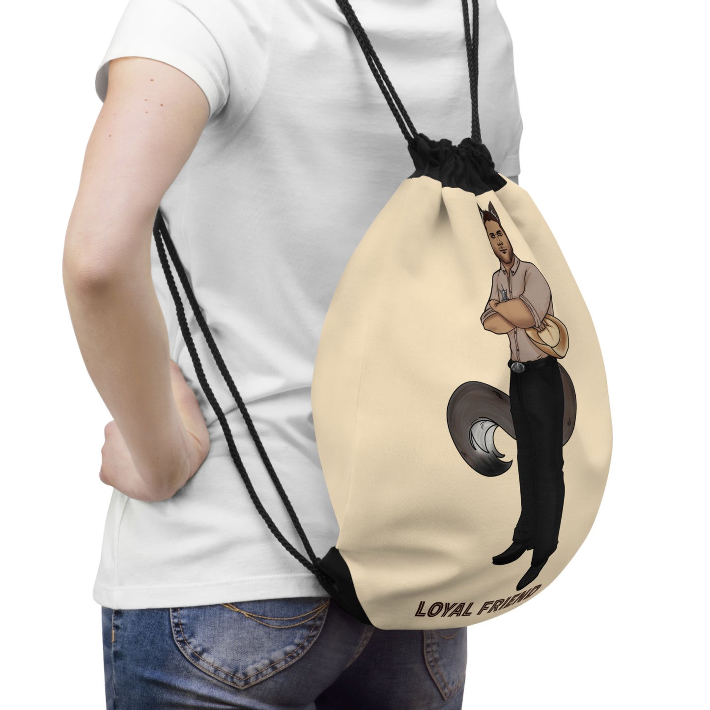 Loyal Friend Sheriff/Alpha Drawstring Bag