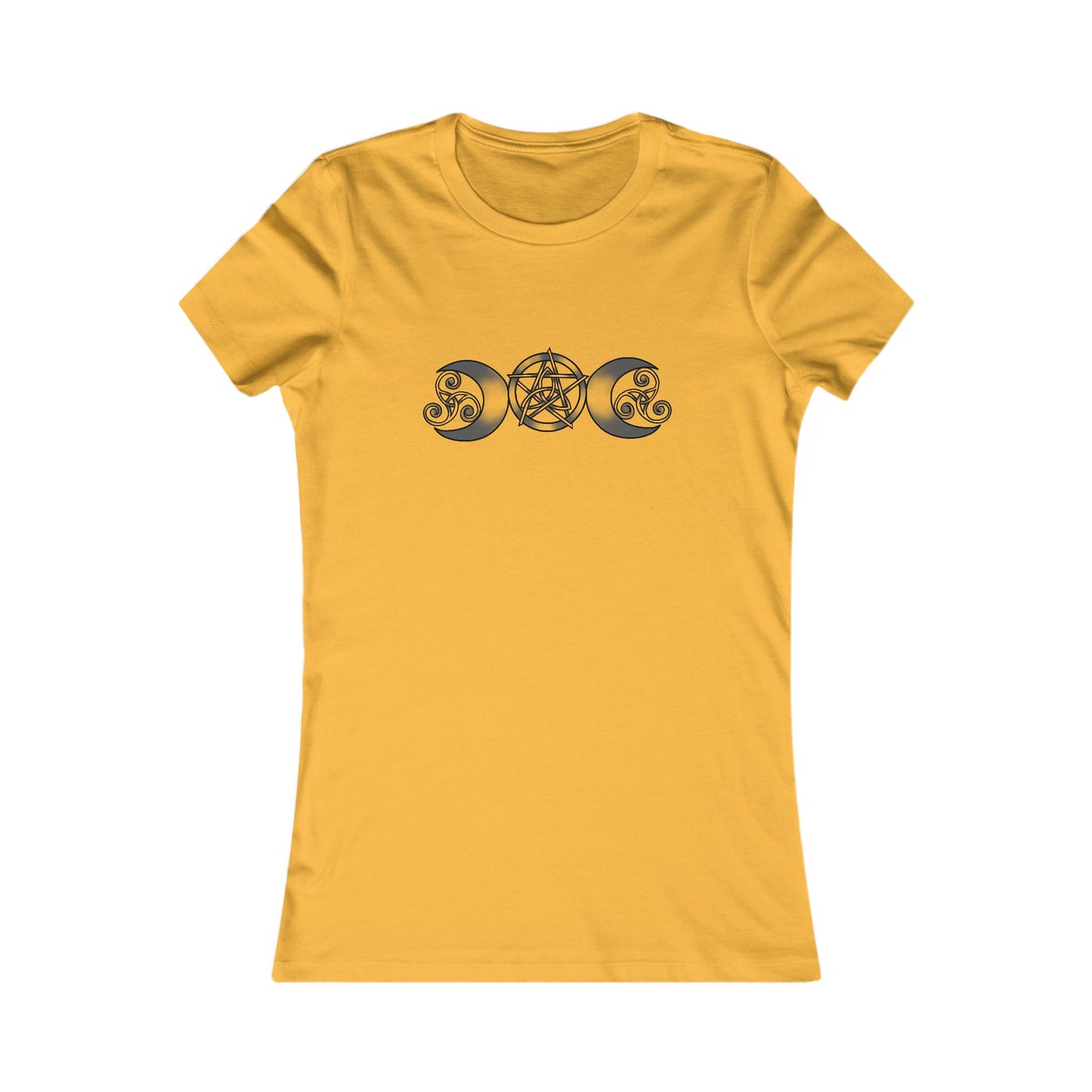 Triple Moon-Triquetra-Pentacle-Triskele Women's T-Shirt