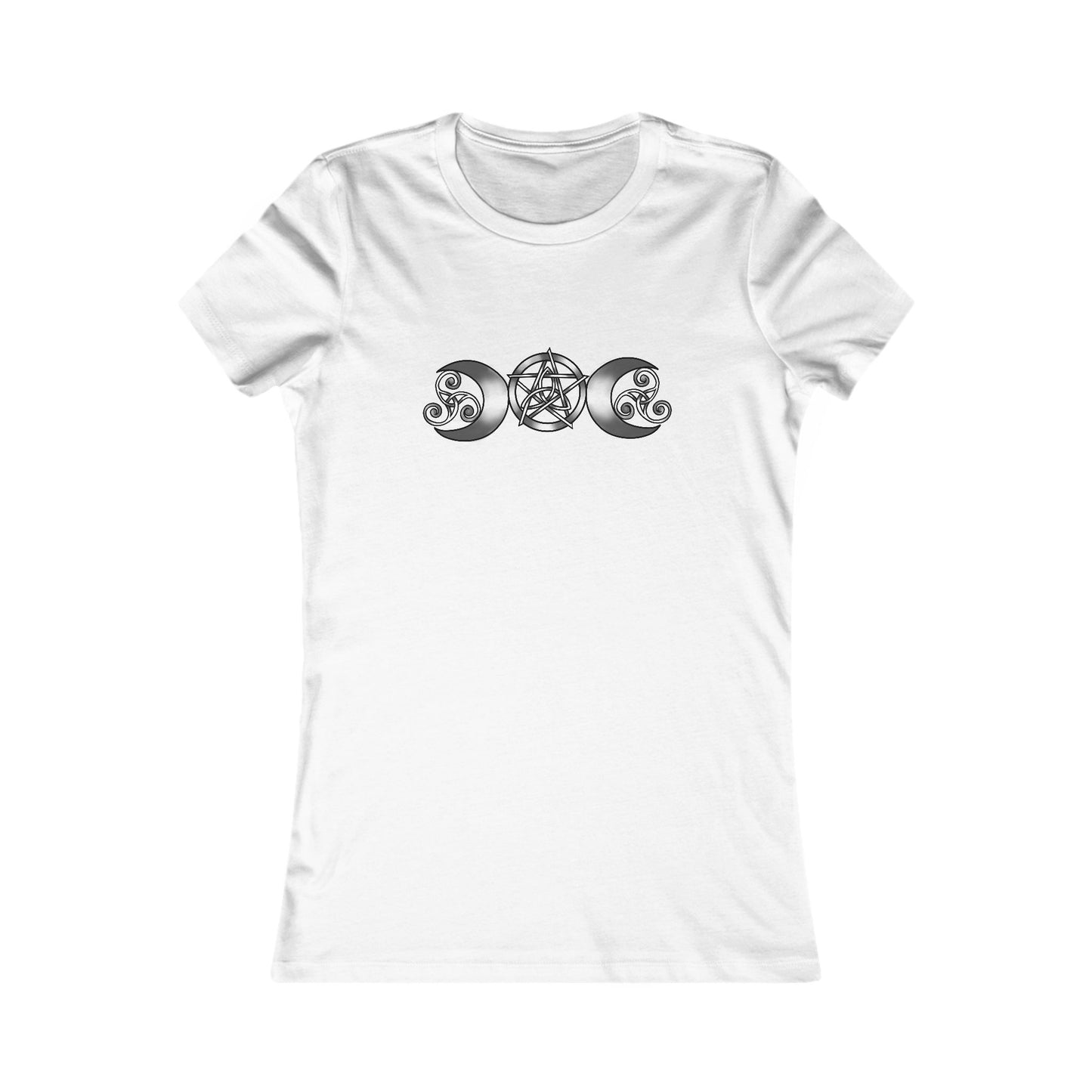 Triple Moon-Triquetra-Pentacle-Triskele Women's T-Shirt