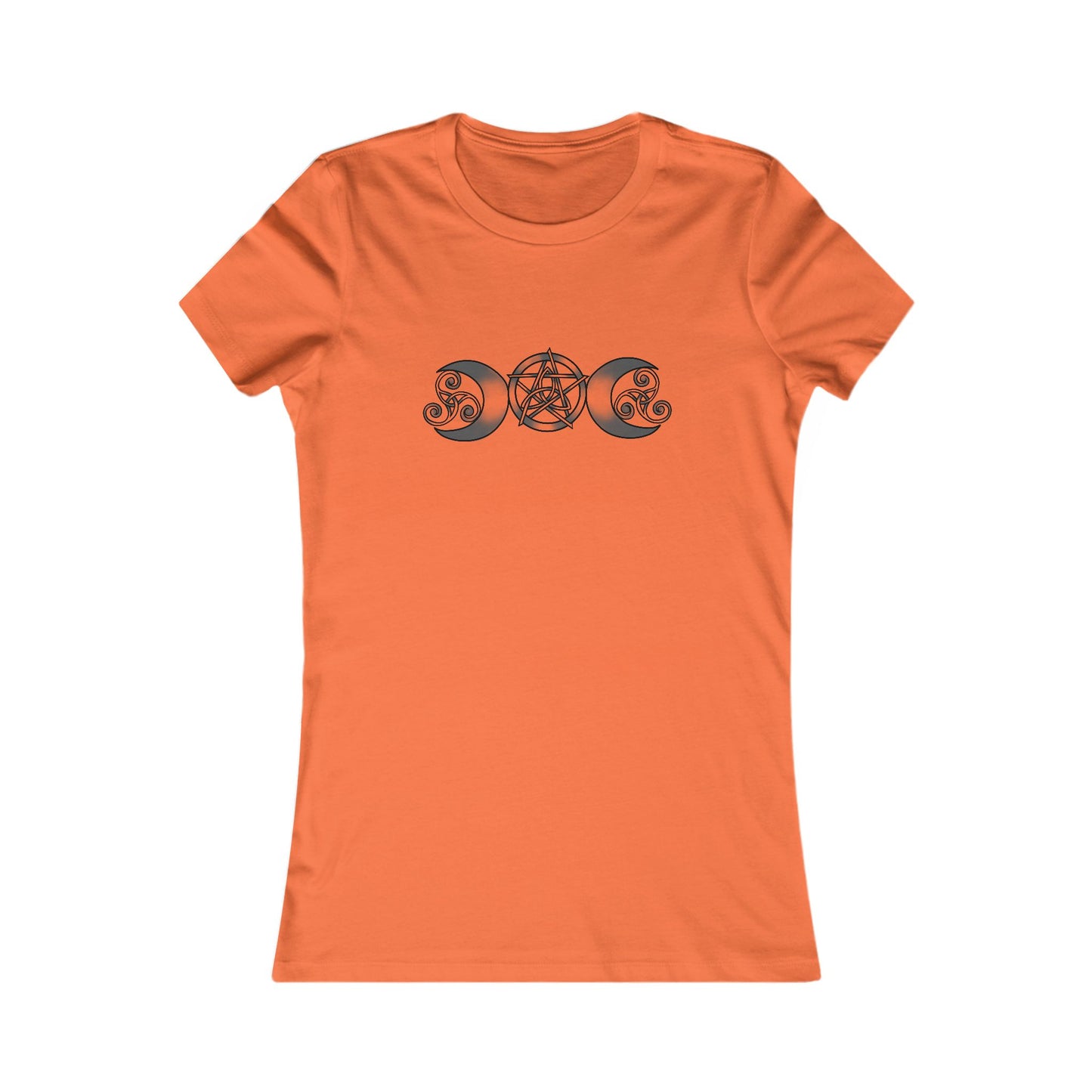 Triple Moon-Triquetra-Pentacle-Triskele Women's T-Shirt