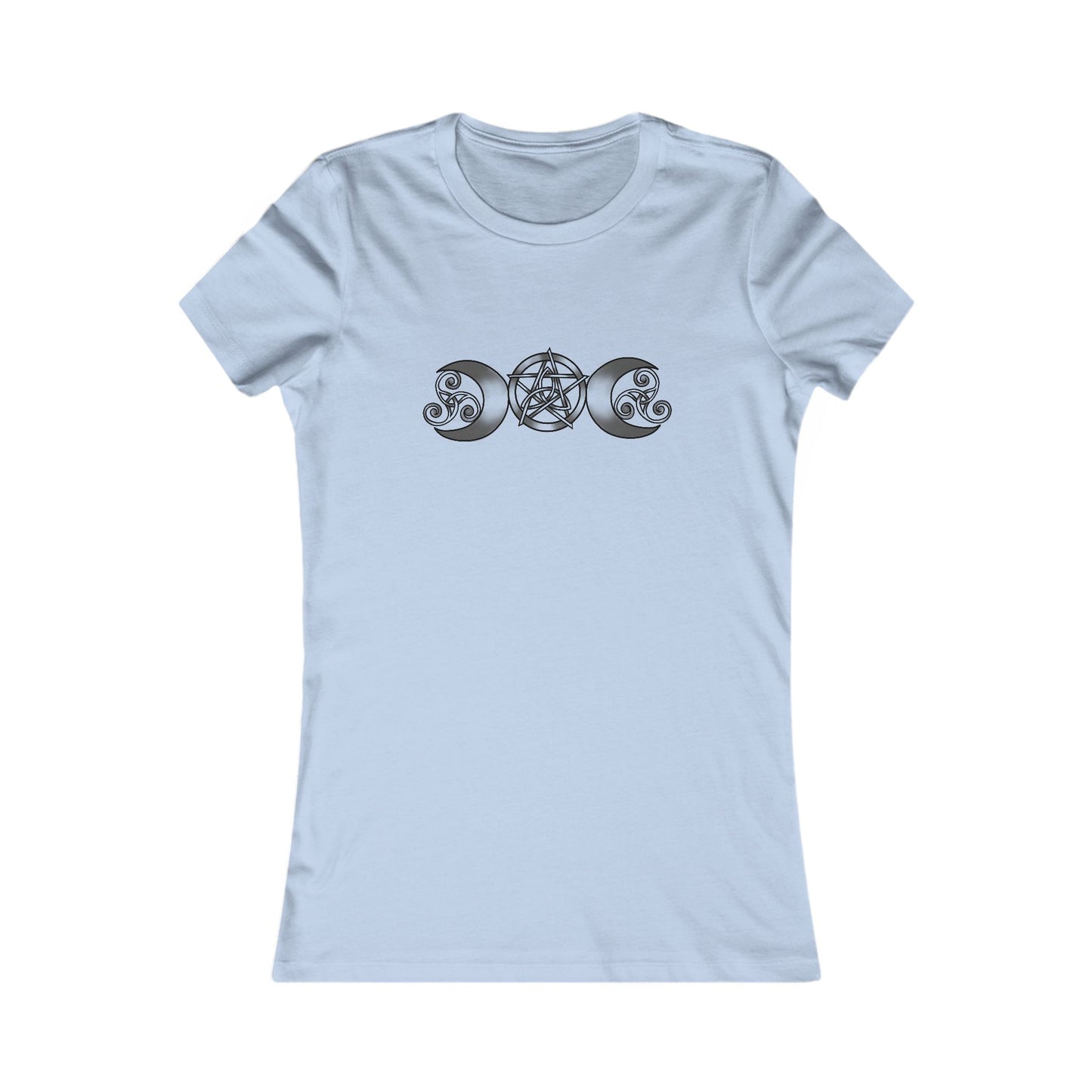 Triple Moon-Triquetra-Pentacle-Triskele Women's T-Shirt
