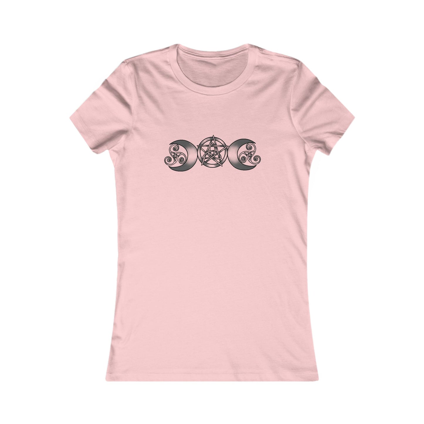 Triple Moon-Triquetra-Pentacle-Triskele Women's T-Shirt