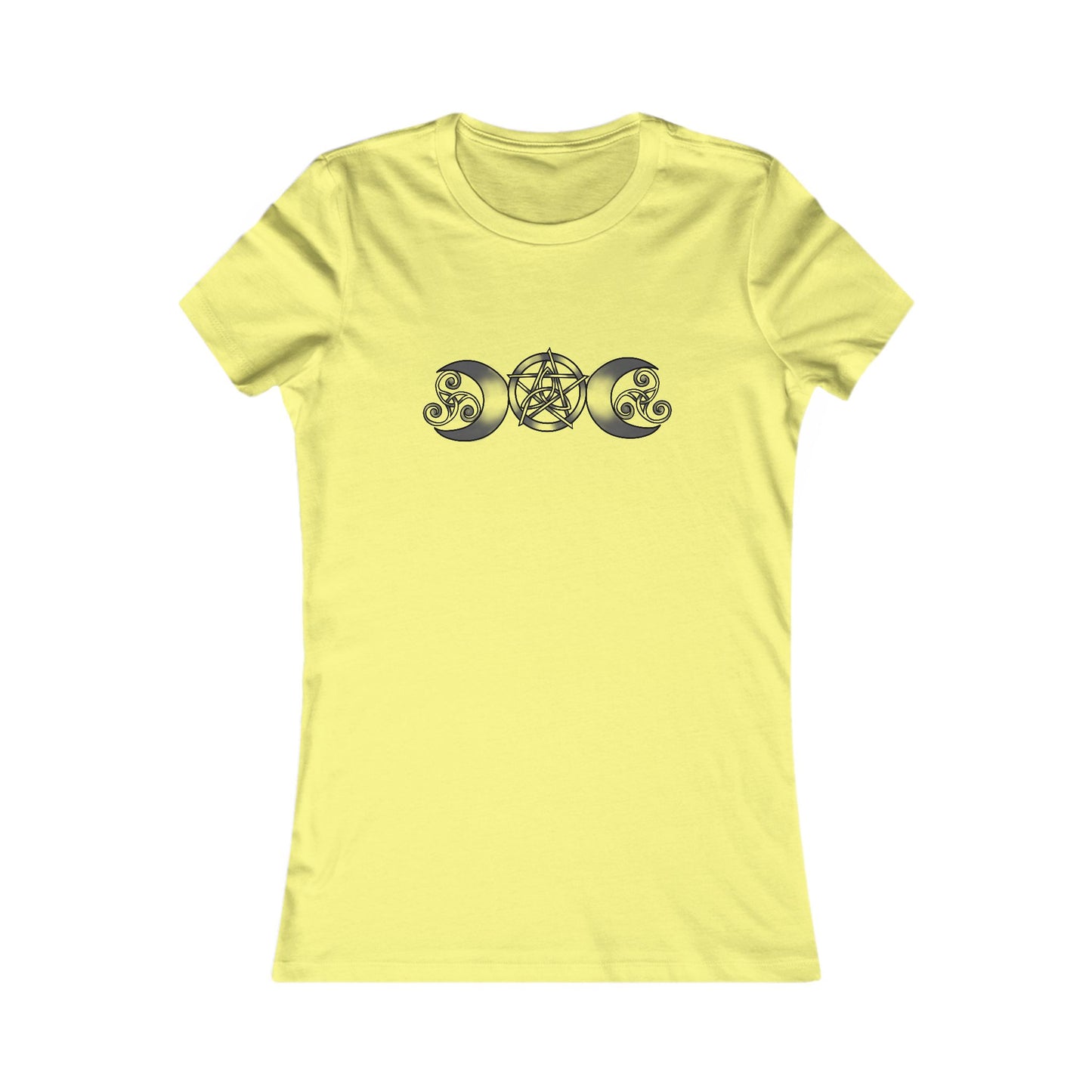 Triple Moon-Triquetra-Pentacle-Triskele Women's T-Shirt