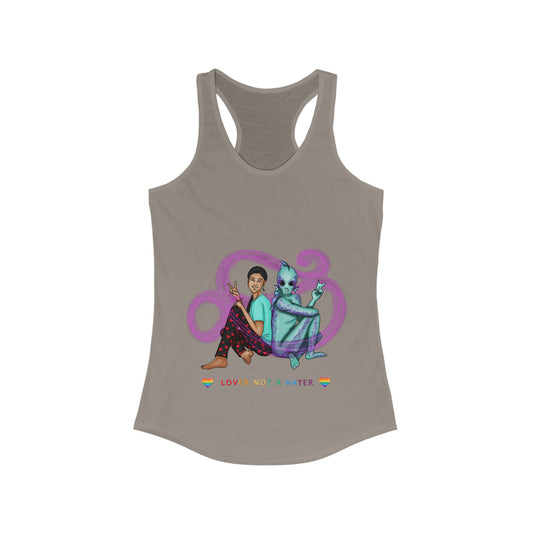 Lover not a Hater Women's Racerback Tank Top