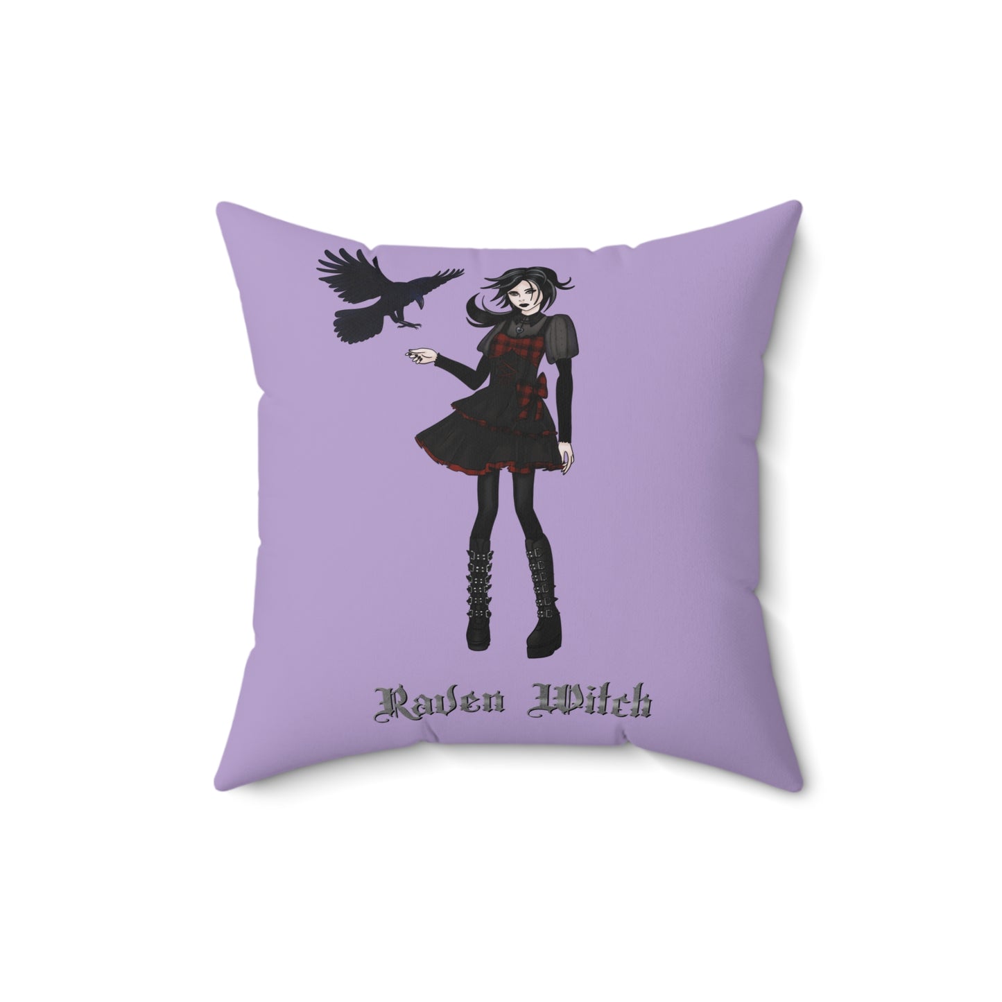 Raven Witch Decorative Pillow