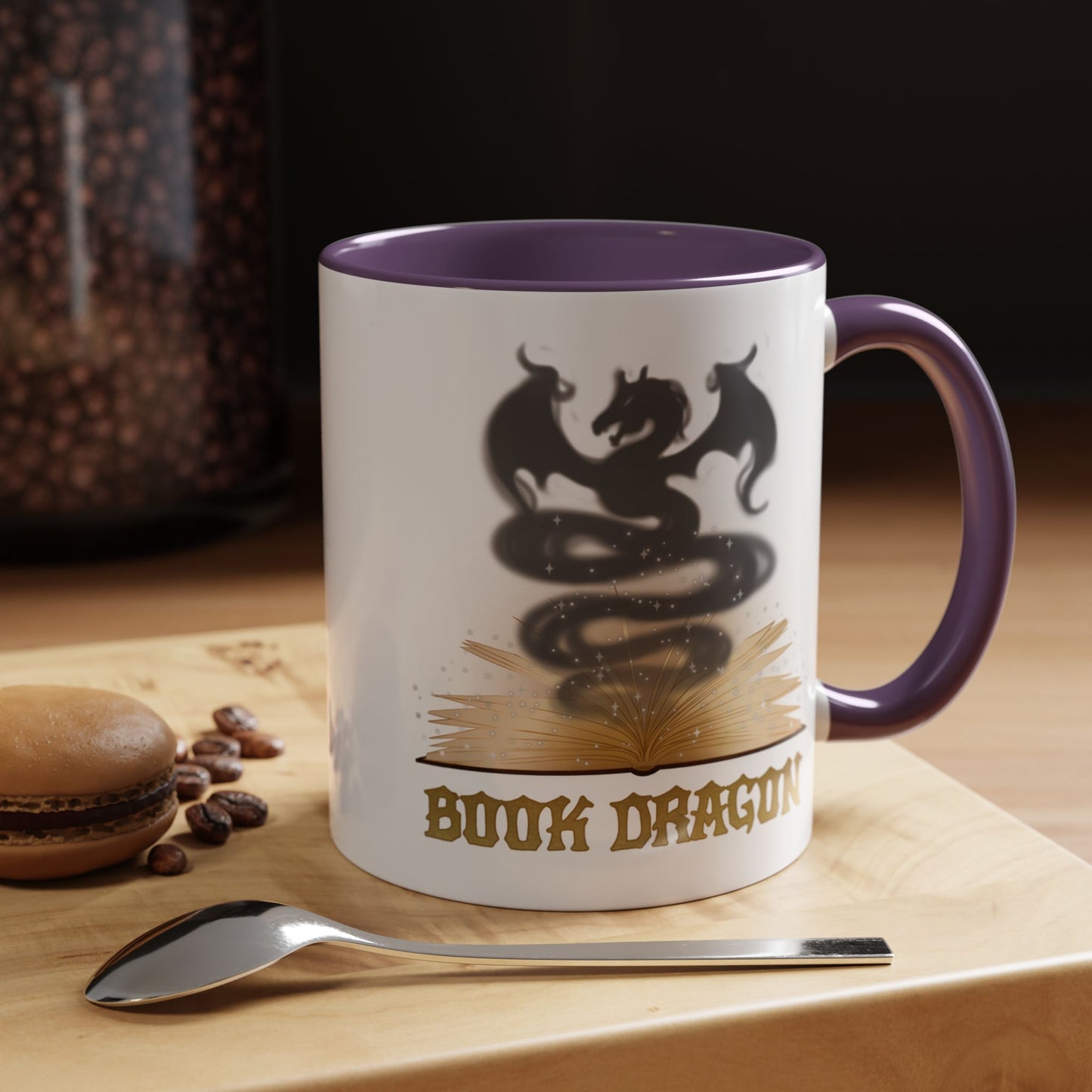 Book Dragon Mug