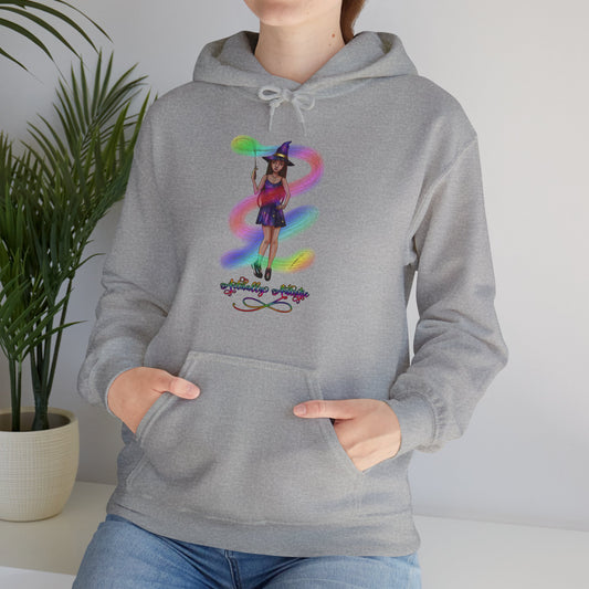 Actually Autistic Magical Witch Unisex Hoodie S-5XL