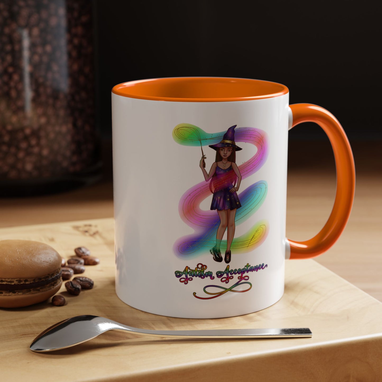 Autism Acceptance Magical Witch Mug