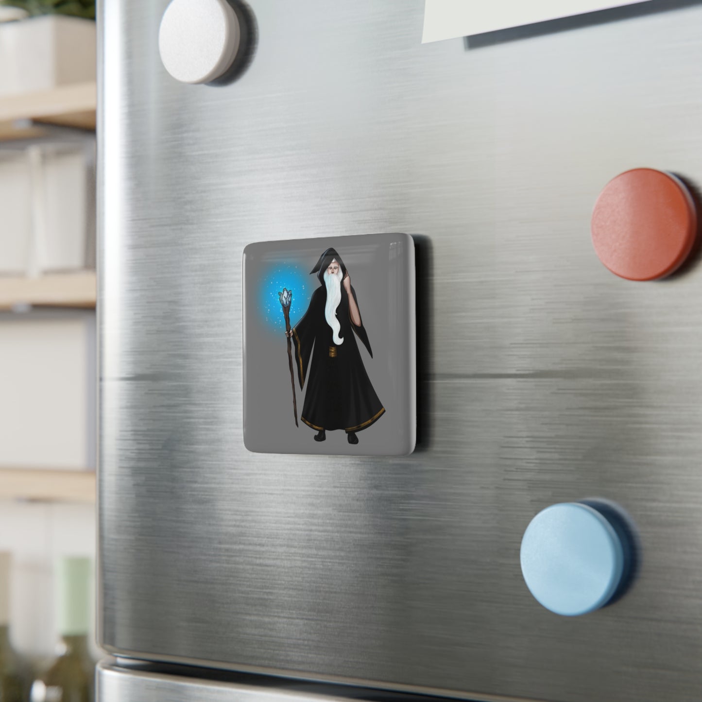 Wizard Porcelain Magnet