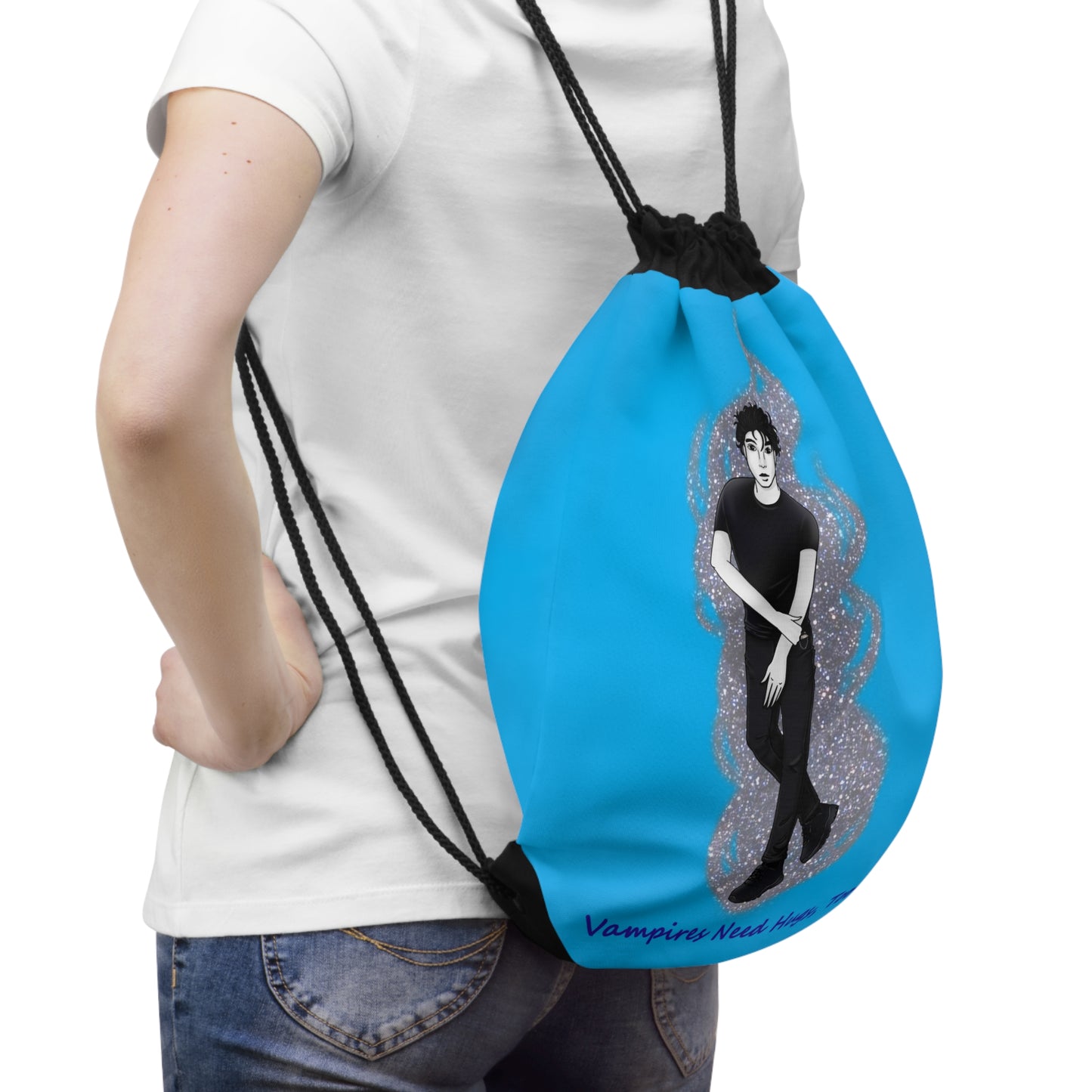 Vampire Drawstring Bag