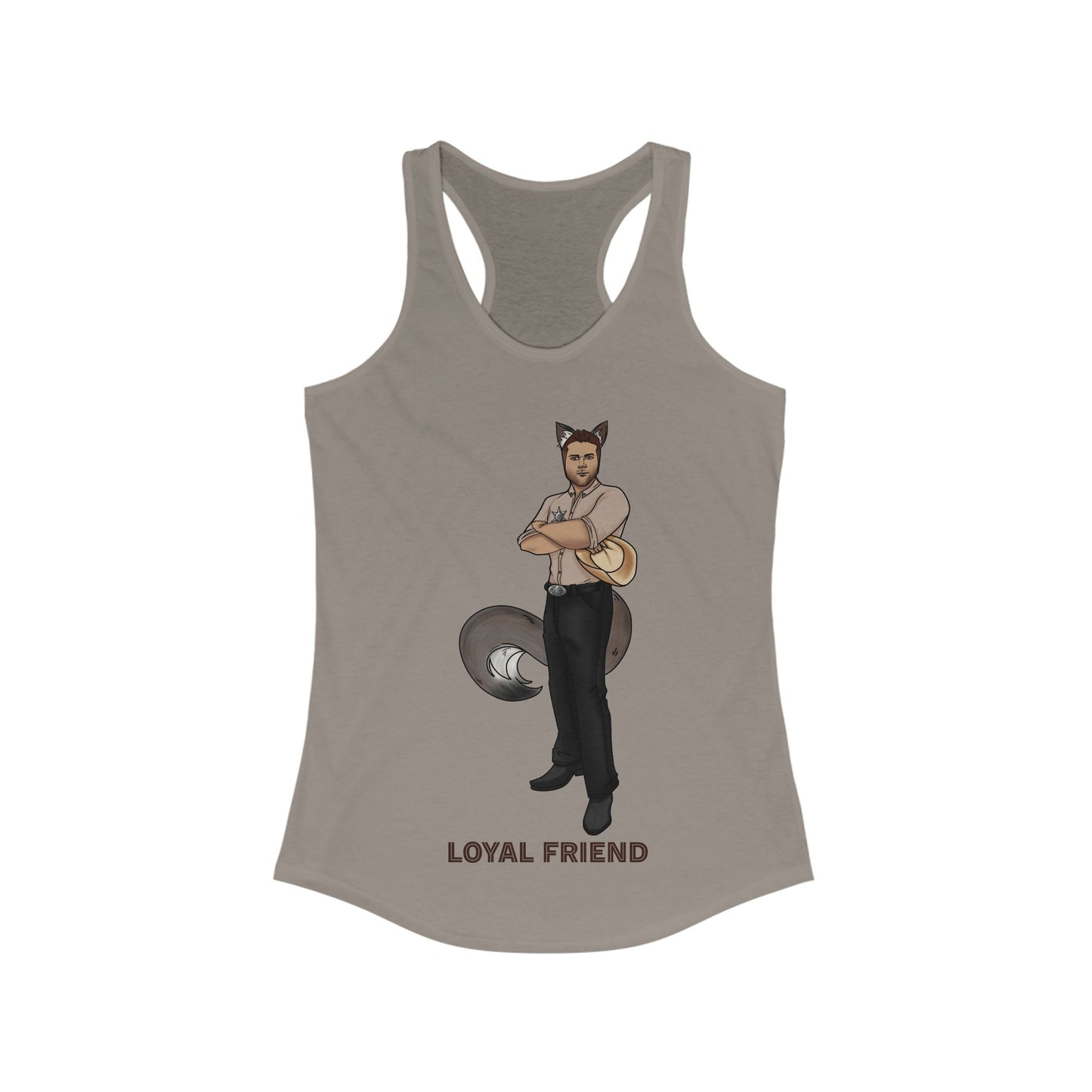 Loyal Friend Sheriff/Alpha Women's Racerback Tank Top