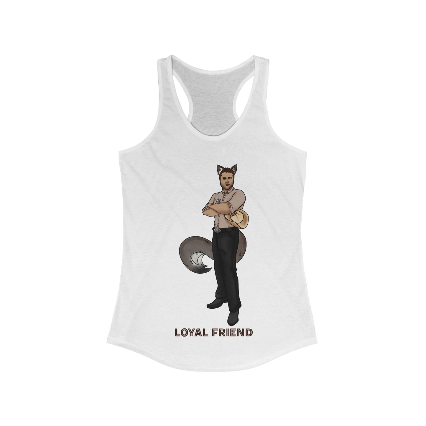 Loyal Friend Sheriff/Alpha Women's Racerback Tank Top