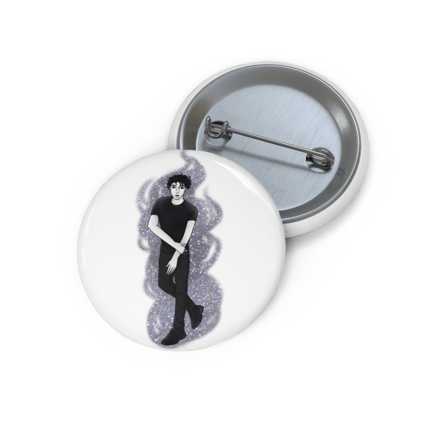 Vampire Button Pin