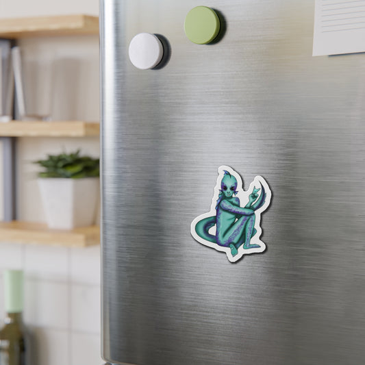 Lake Monster Kiss-Cut Magnet