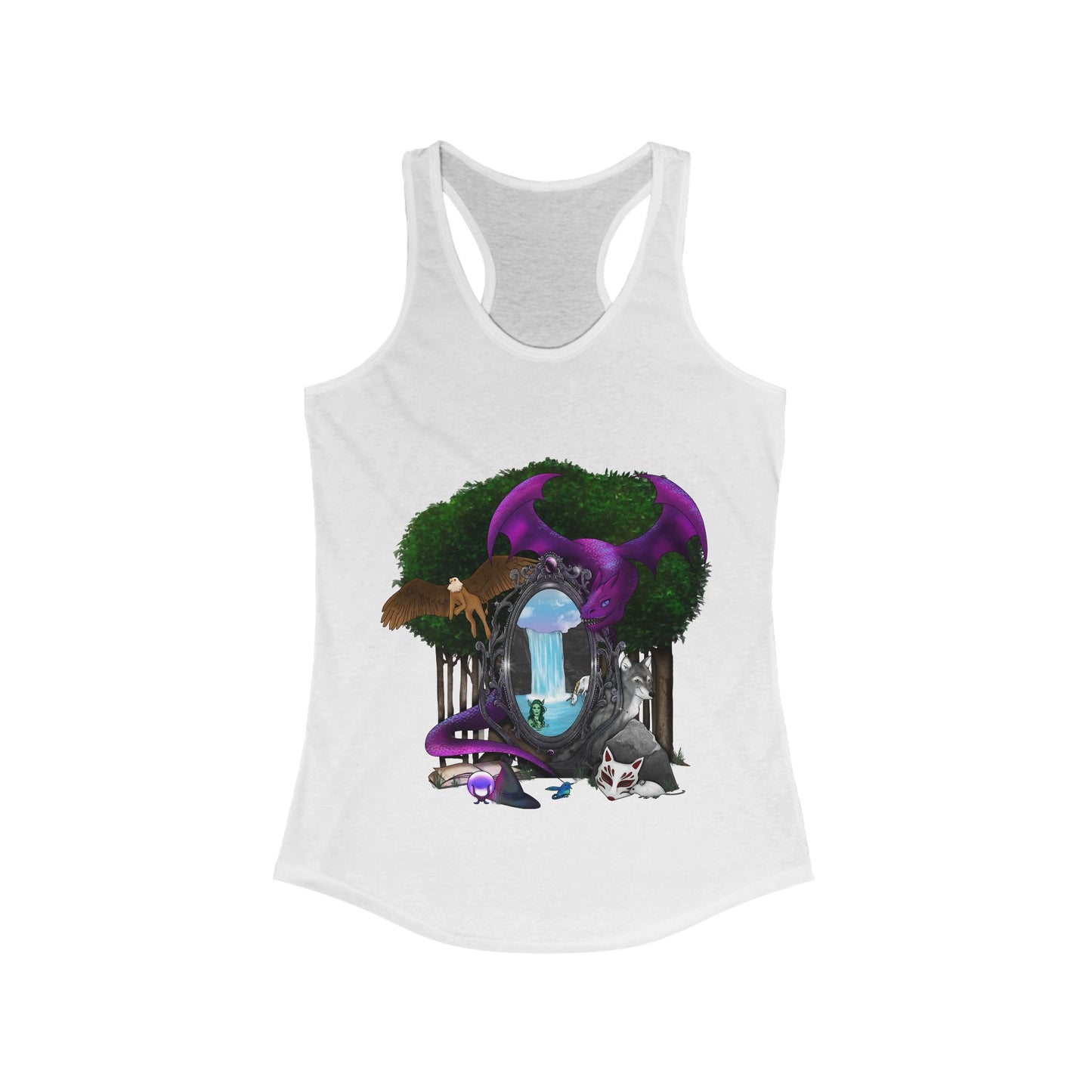 Portal to the Magic Mirror Women's Racerback Tank Top