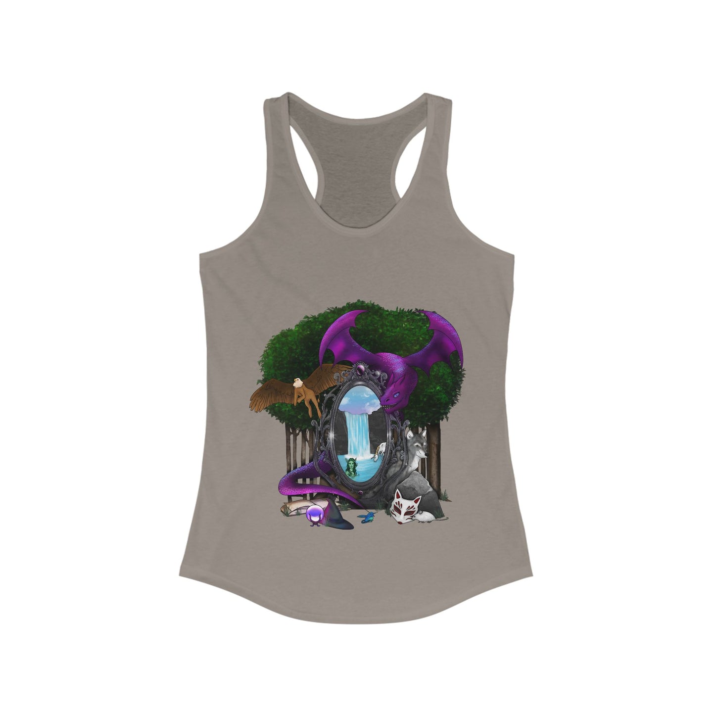 Portal to the Magic Mirror Women's Racerback Tank Top