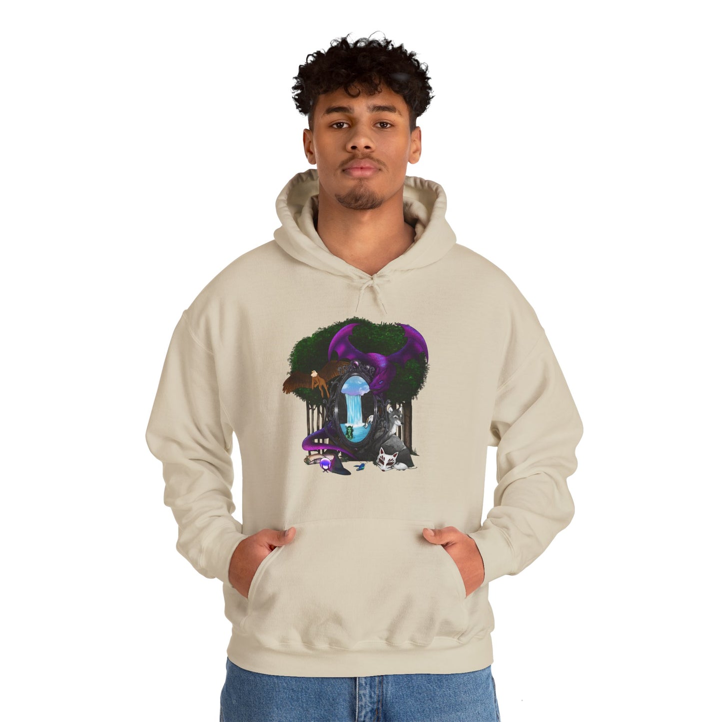 Portal to the Magic Mirror Unisex Hoodie S-5XL