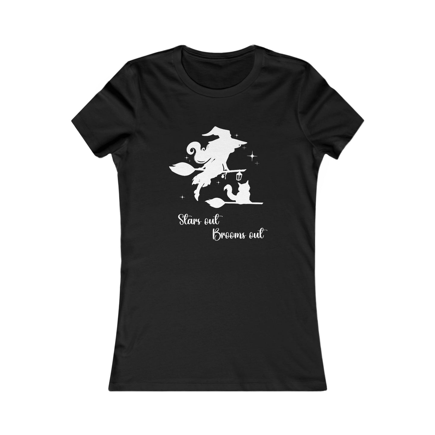 Light Shadow Witch with Cat Women's T-Shirt