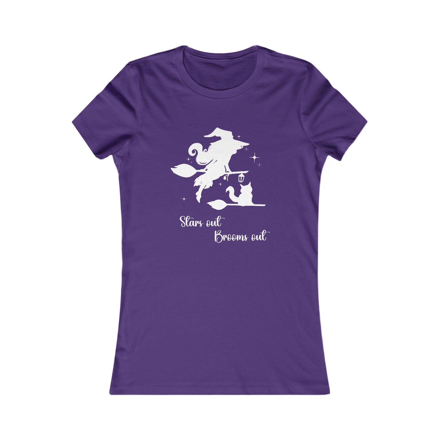 Light Shadow Witch with Cat Women's T-Shirt