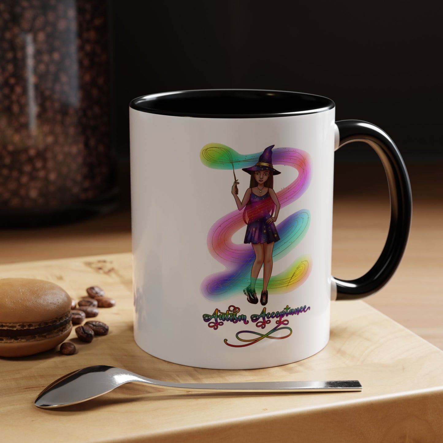 Autism Acceptance Magical Witch Mug