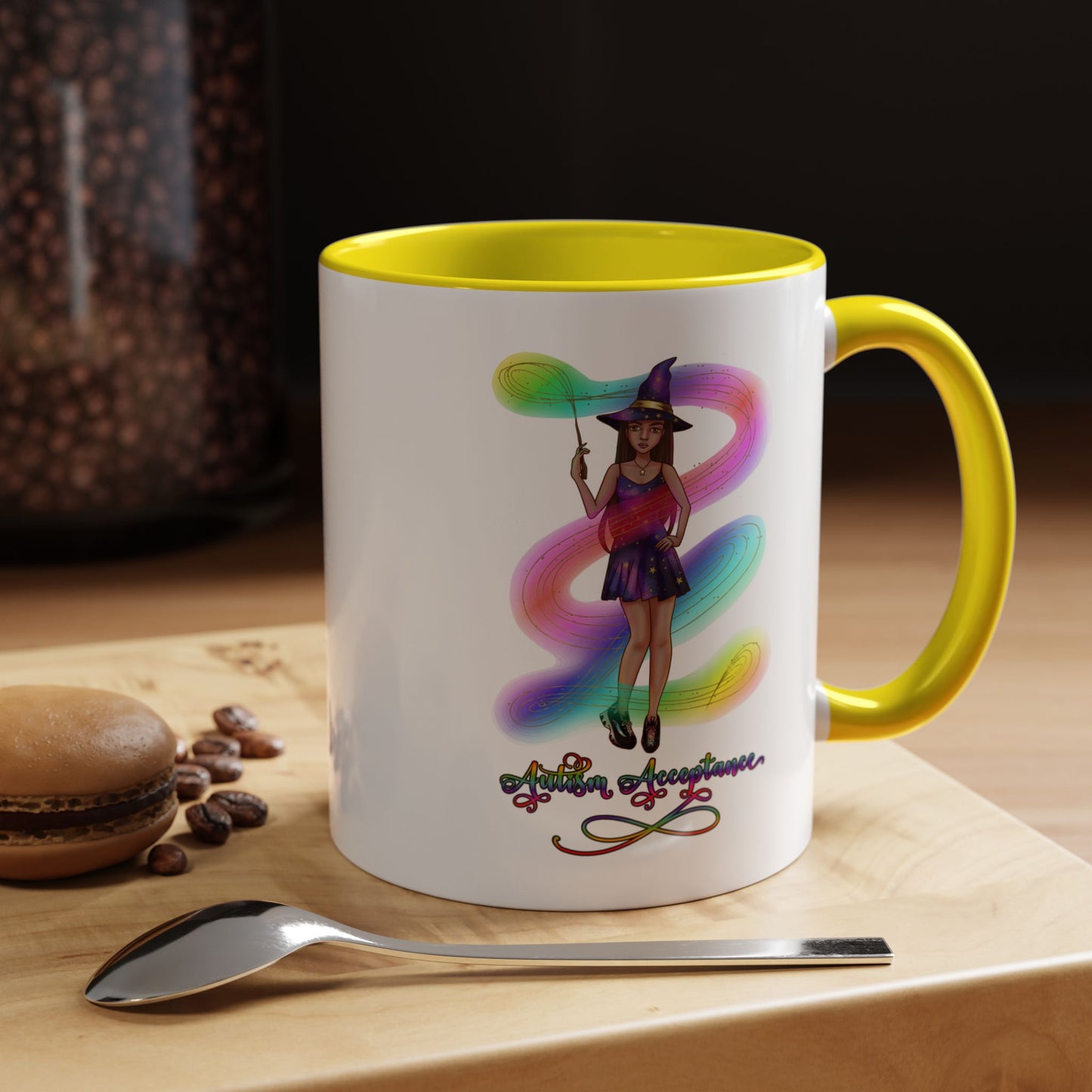Autism Acceptance Magical Witch Mug