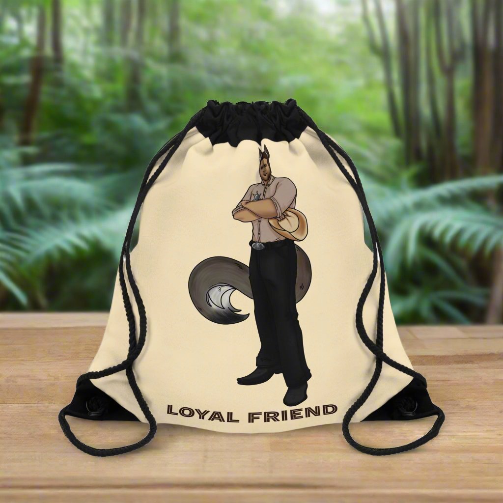 Loyal Friend Sheriff/Alpha Drawstring Bag