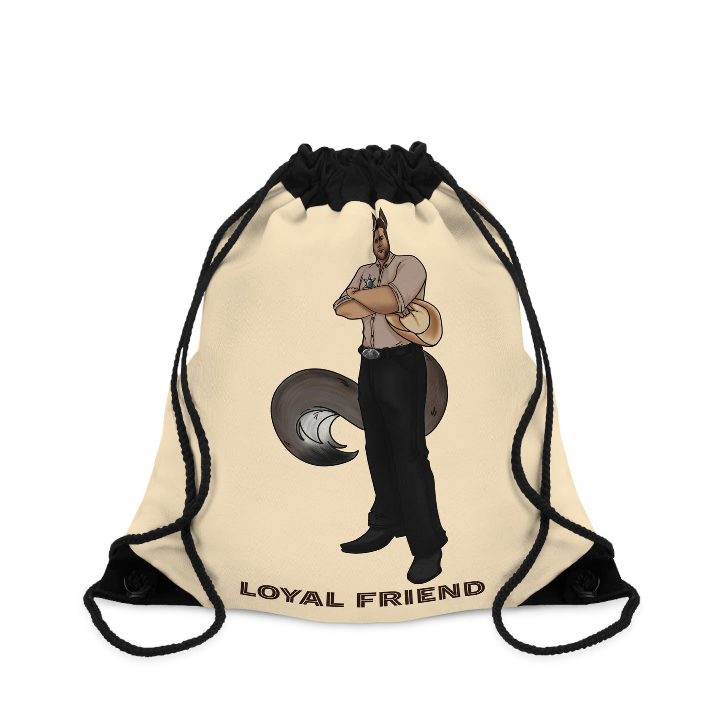 Loyal Friend Sheriff/Alpha Drawstring Bag