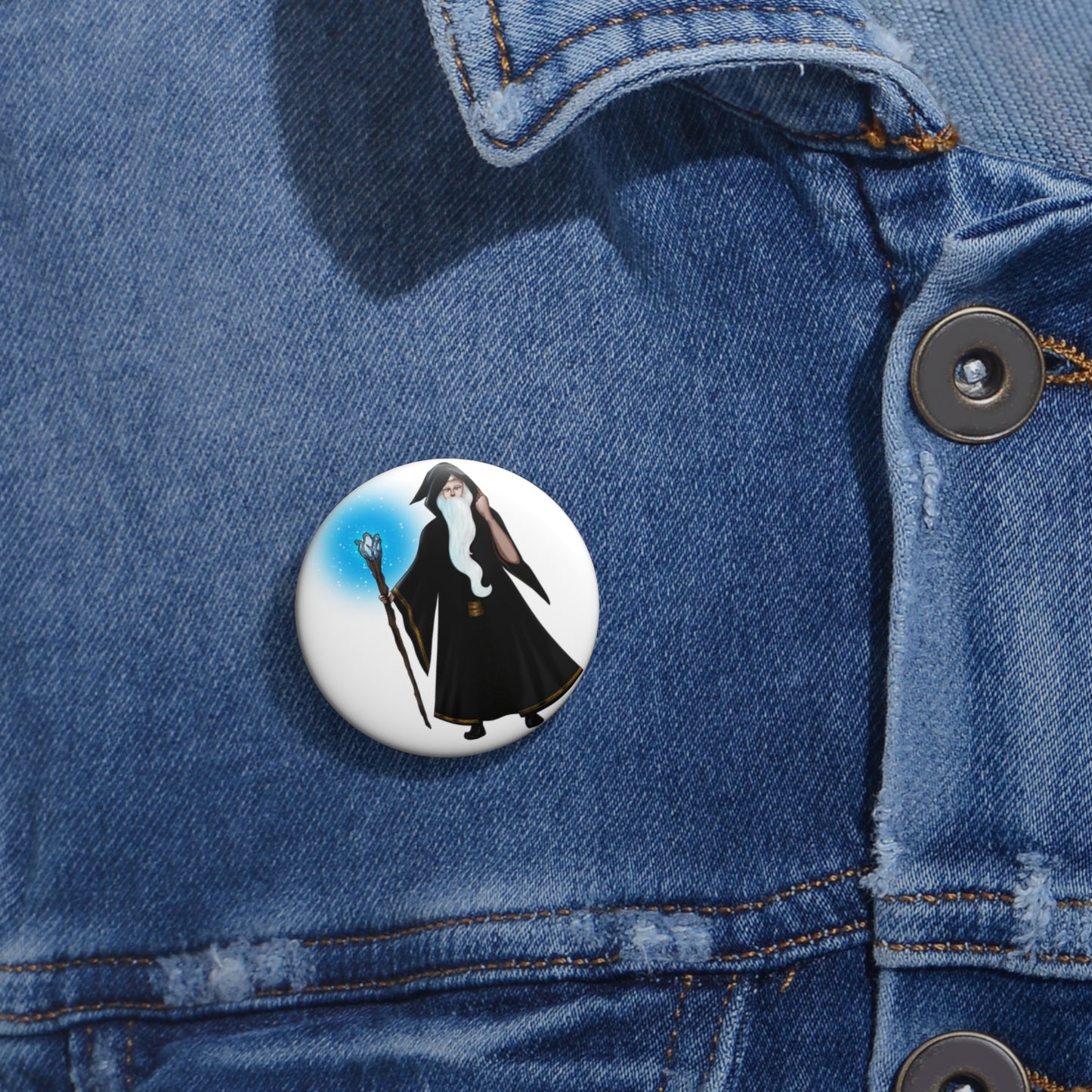 Wizard Button Pin