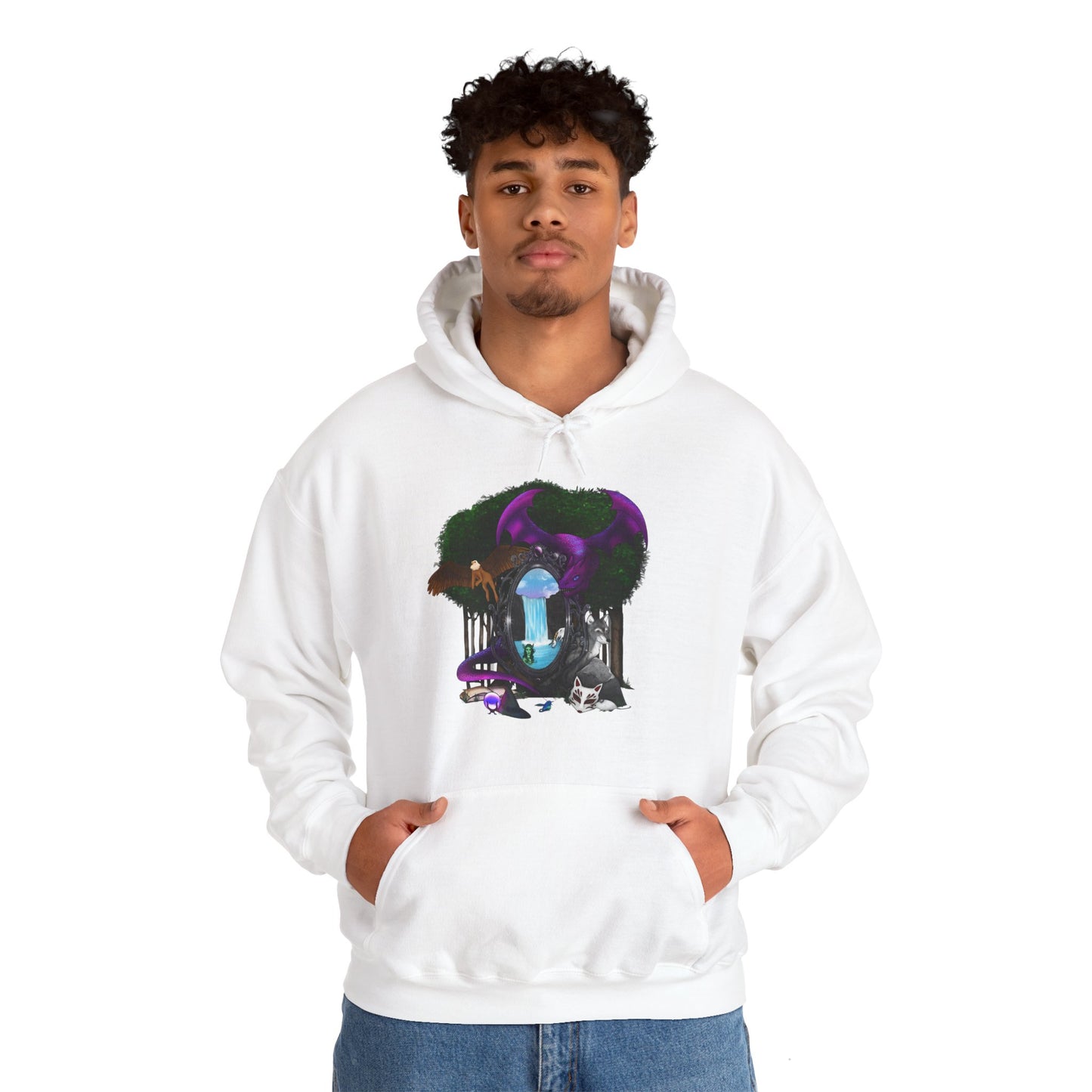Portal to the Magic Mirror Unisex Hoodie S-5XL