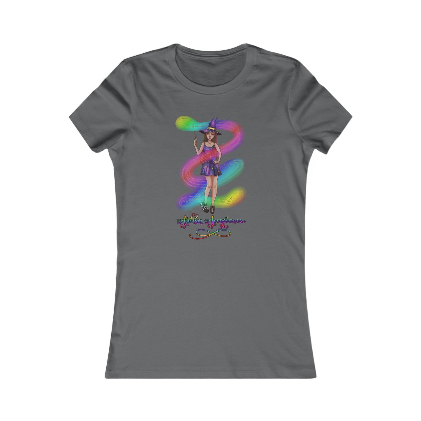 Autism Acceptance Magical Witch Women's T-Shirt