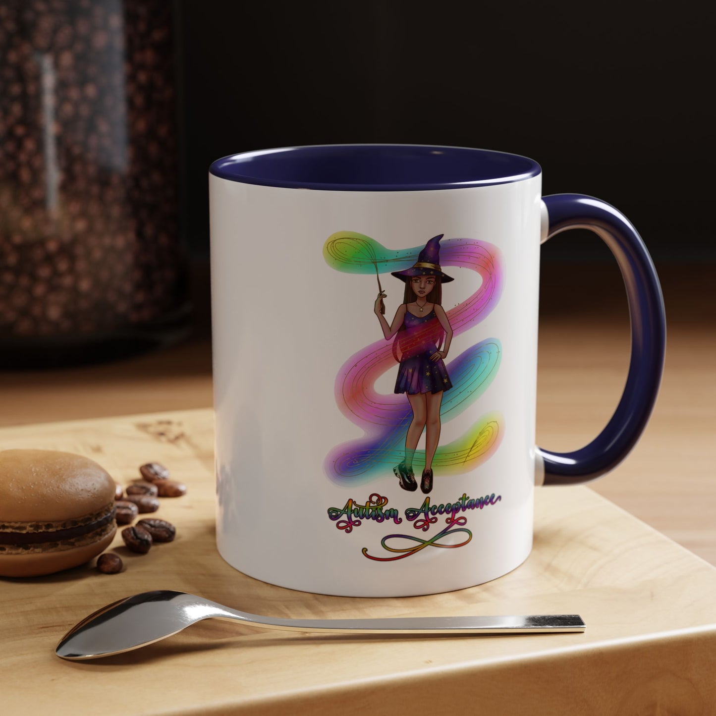 Autism Acceptance Magical Witch Mug