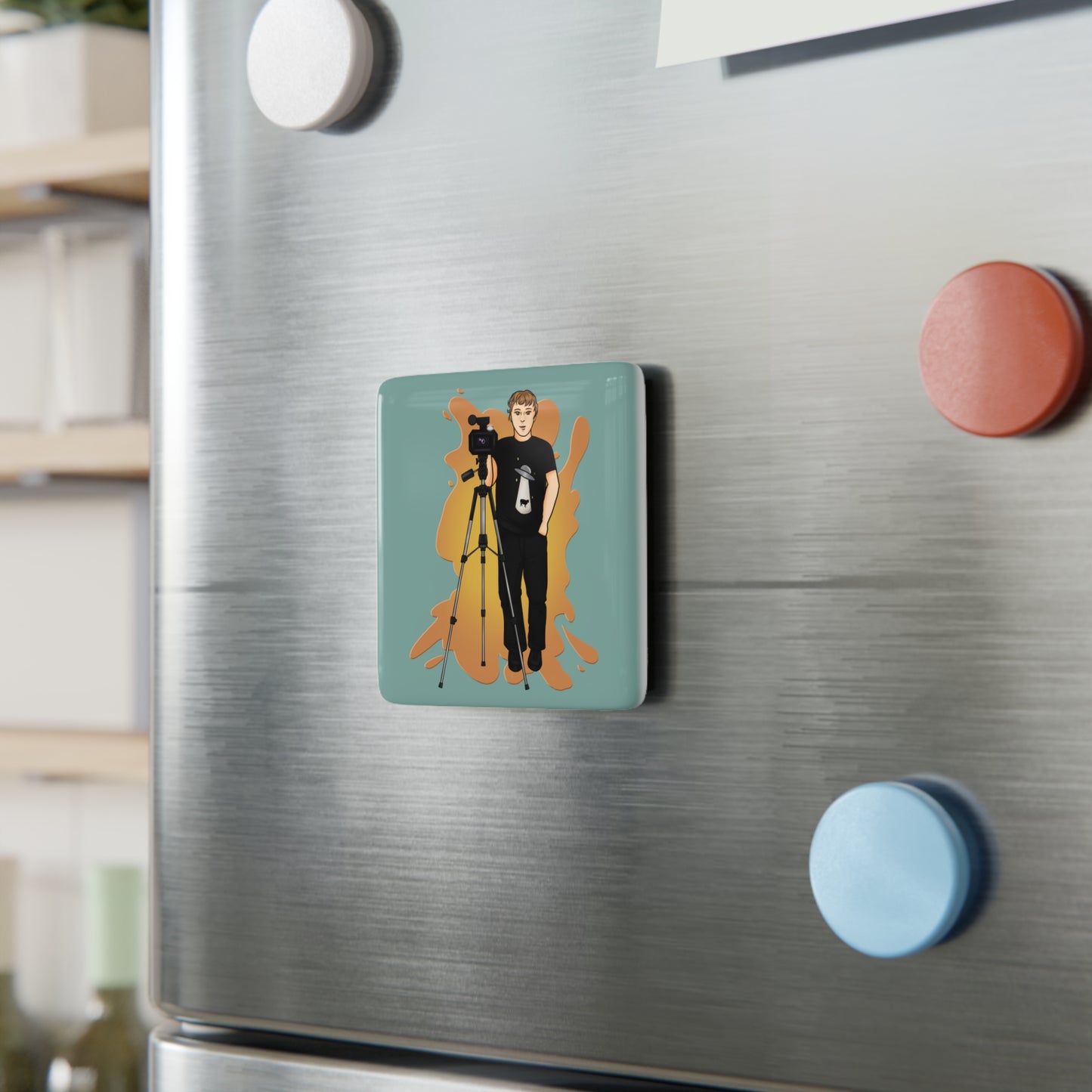Geoffrey Porcelain Magnet