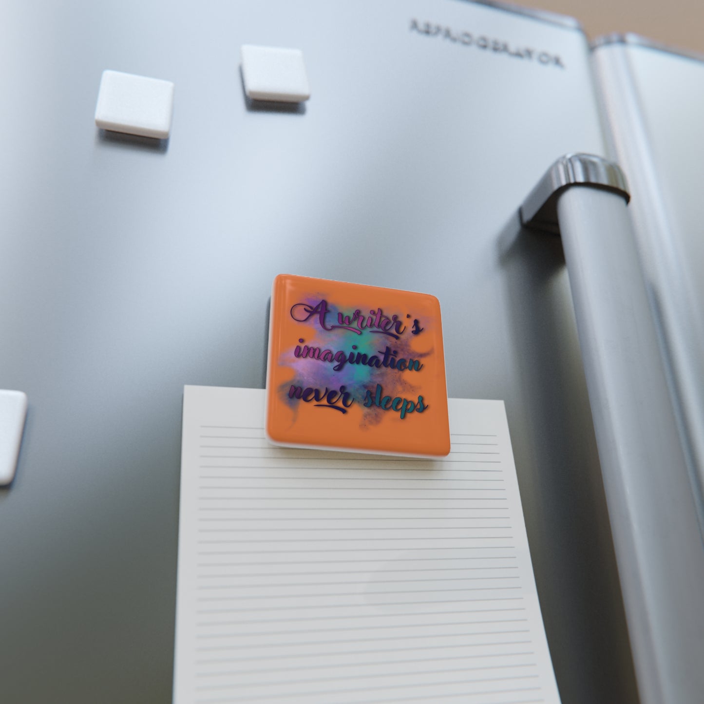 Writer's Imagination Porcelain Magnet (Words)