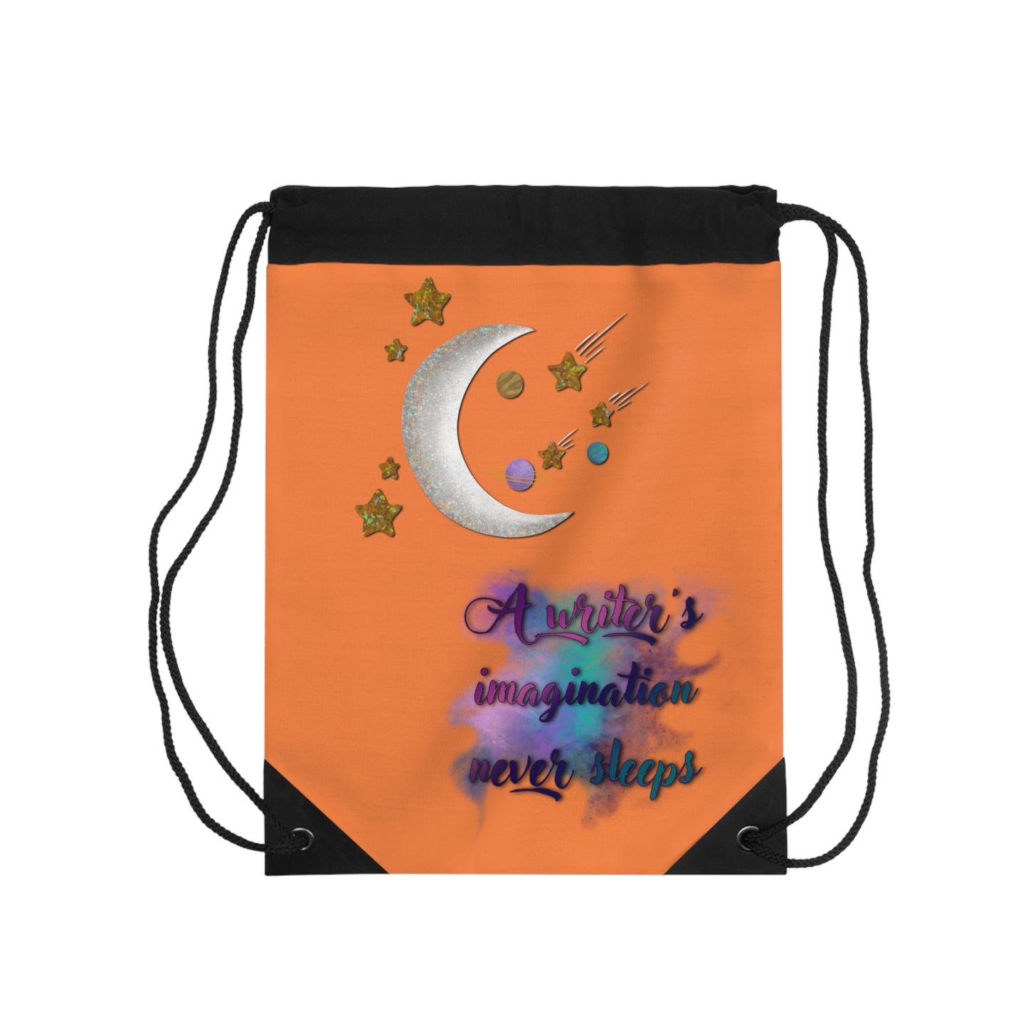 Writer's Imagination Drawstring Bag