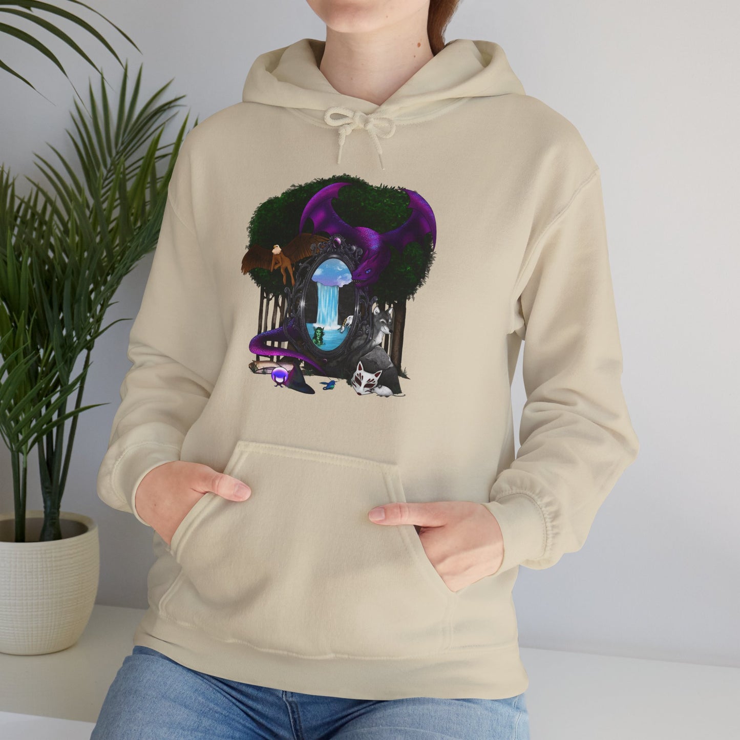 Portal to the Magic Mirror Unisex Hoodie S-5XL