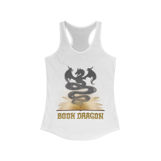 Book Dragon Women's Racerback Tank Top