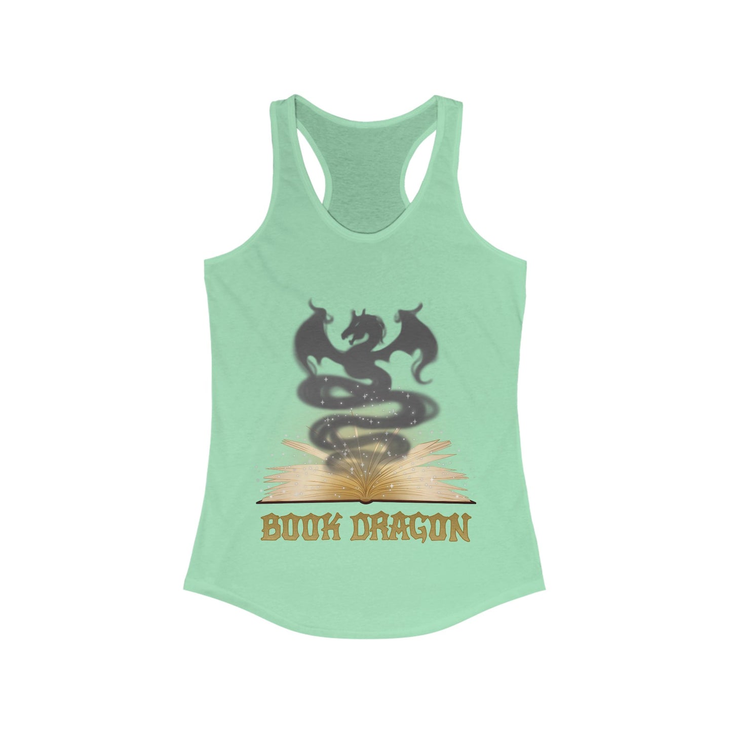Book Dragon Women's Racerback Tank Top