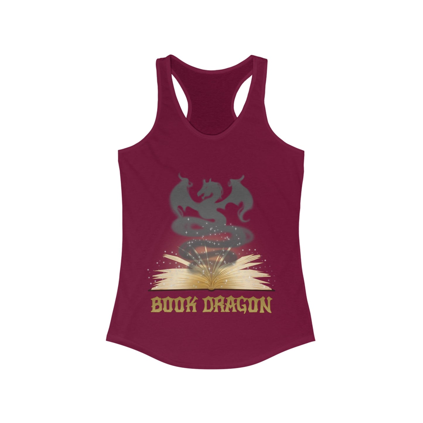 Book Dragon Women's Racerback Tank Top