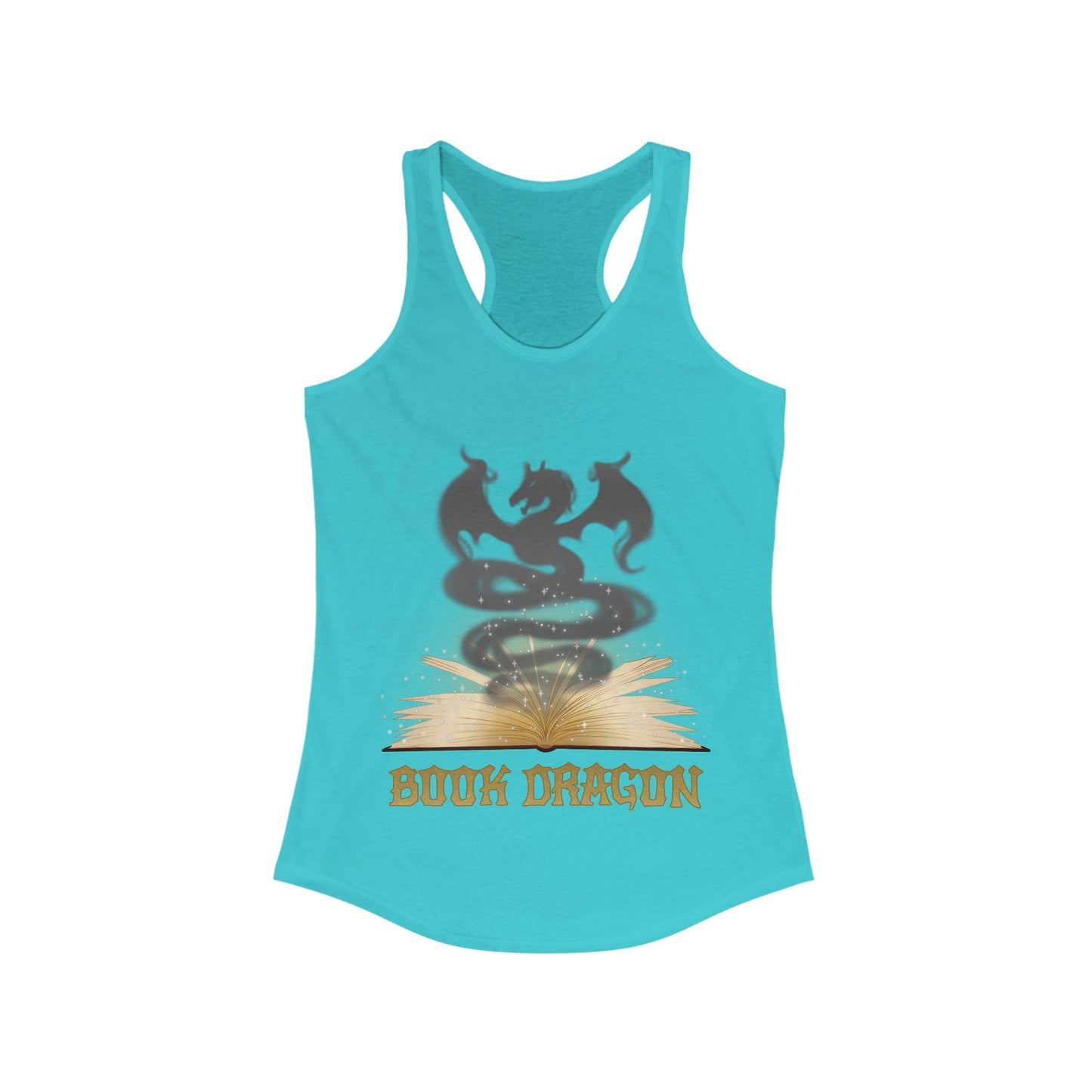Book Dragon Women's Racerback Tank Top