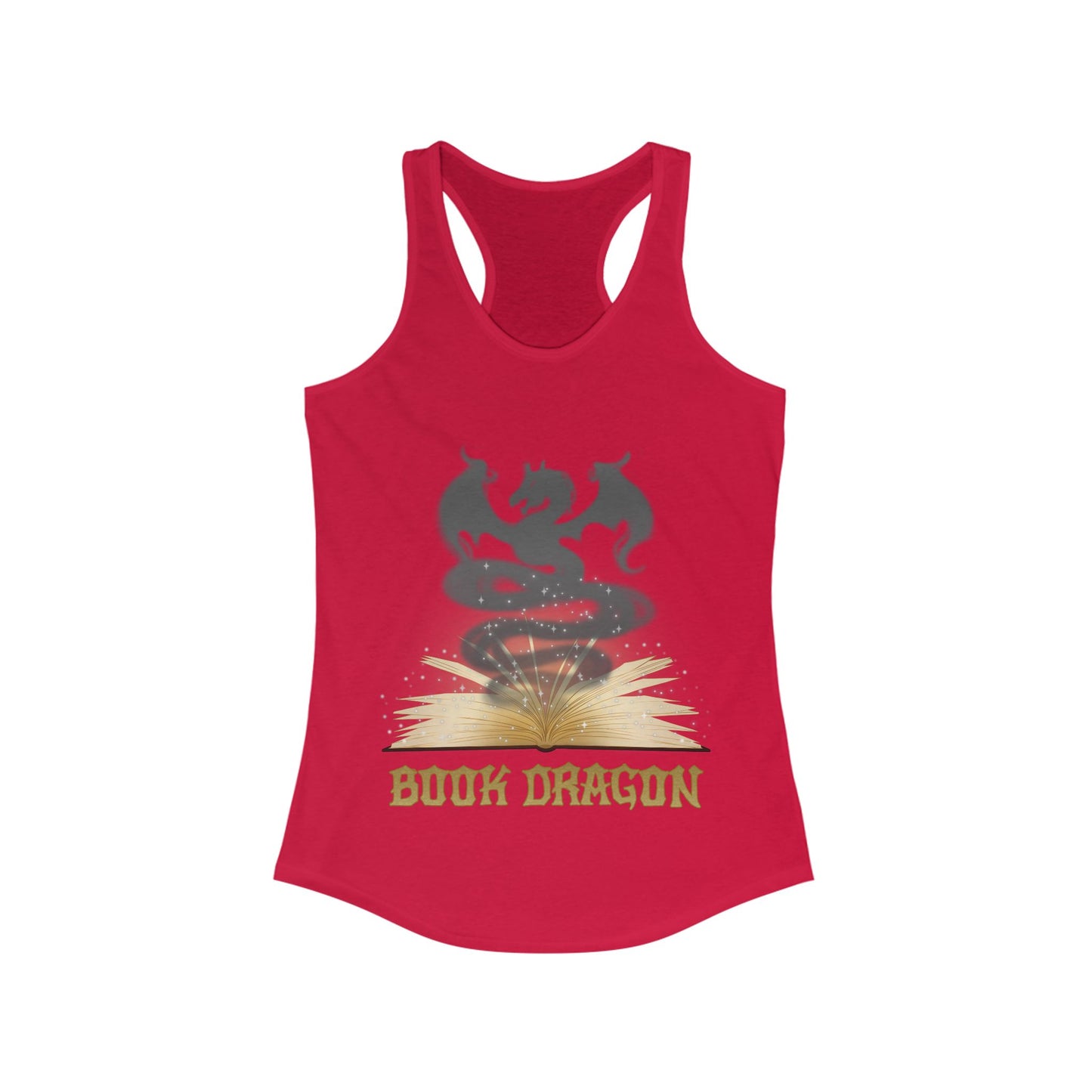 Book Dragon Women's Racerback Tank Top