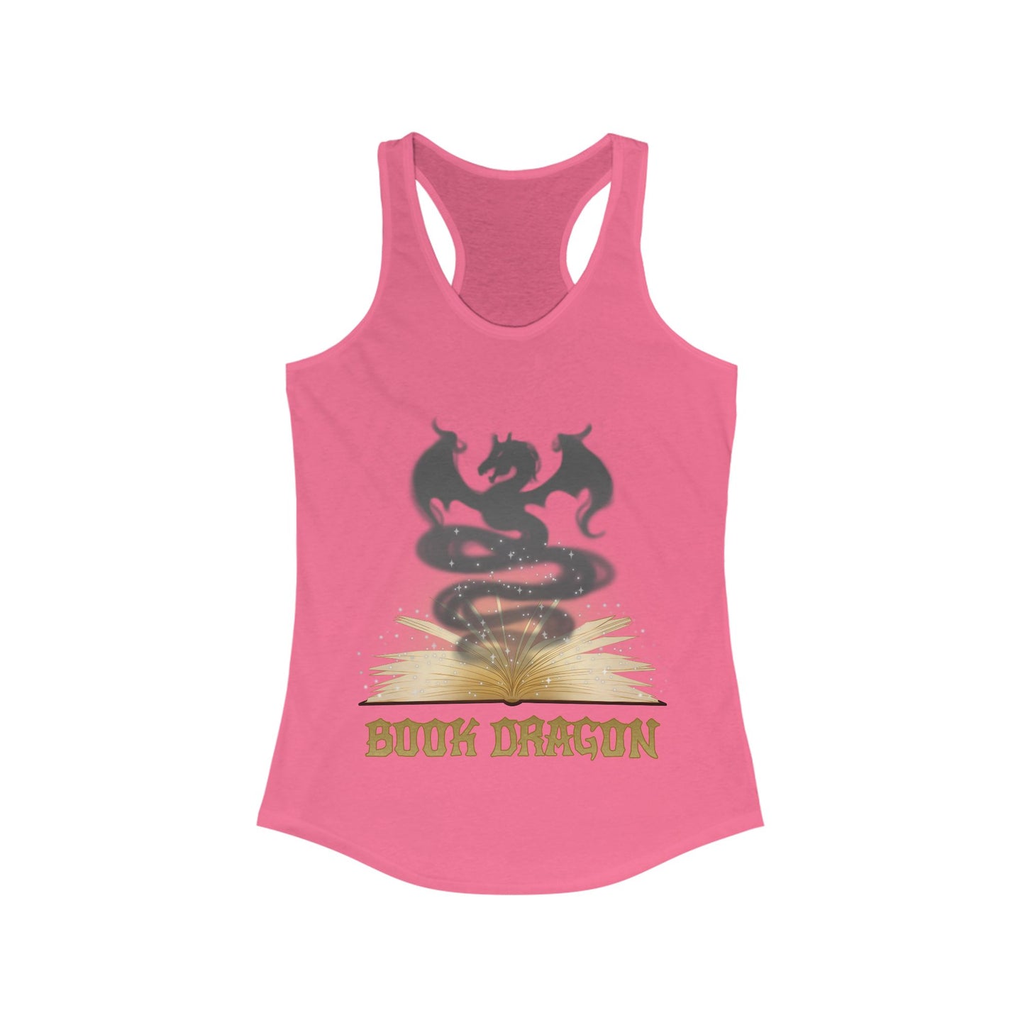 Book Dragon Women's Racerback Tank Top