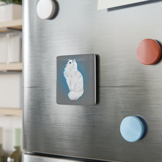 Cat Familiar Porcelain Magnet