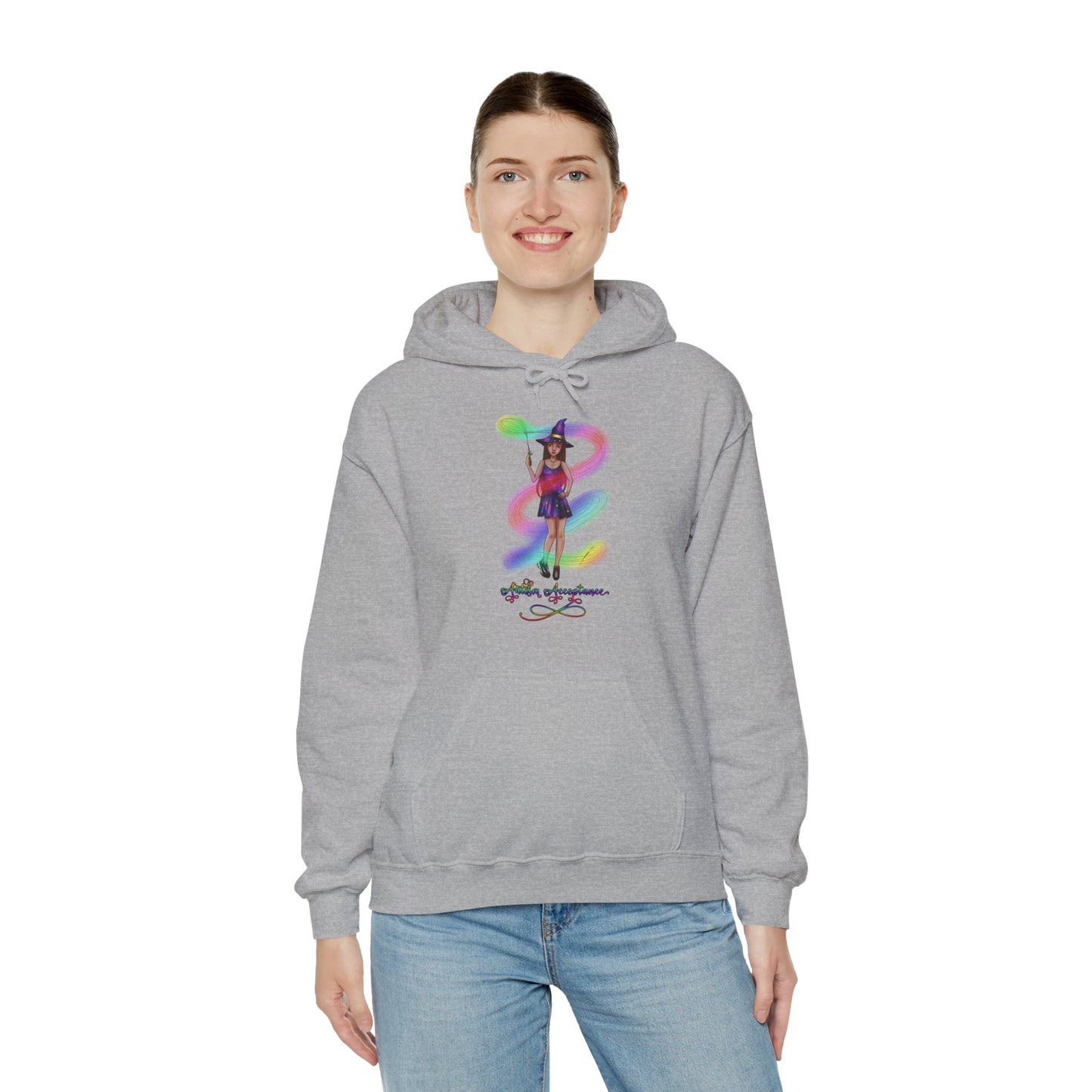 Autism Acceptance Magical Witch Unisex Hoodie S-5XL